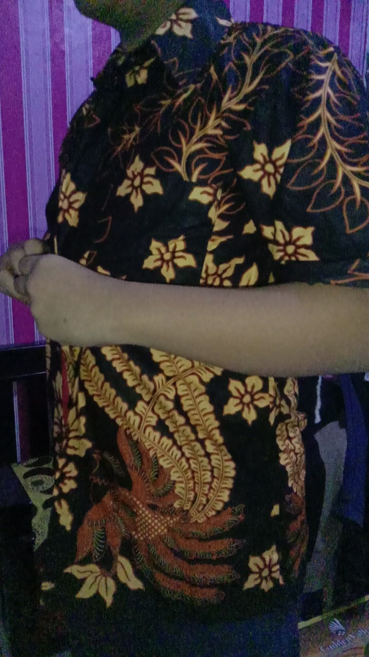 Bswart Batik Hrb026 Kenongo Hem Pendek Padi Pekalongan M L Xl Batik Pria Murah Modern