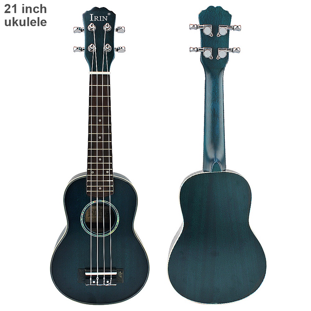 Irin Ukulele Soprano 15 Fret Bahan Kayu Cemara Ukuran 21 Inci