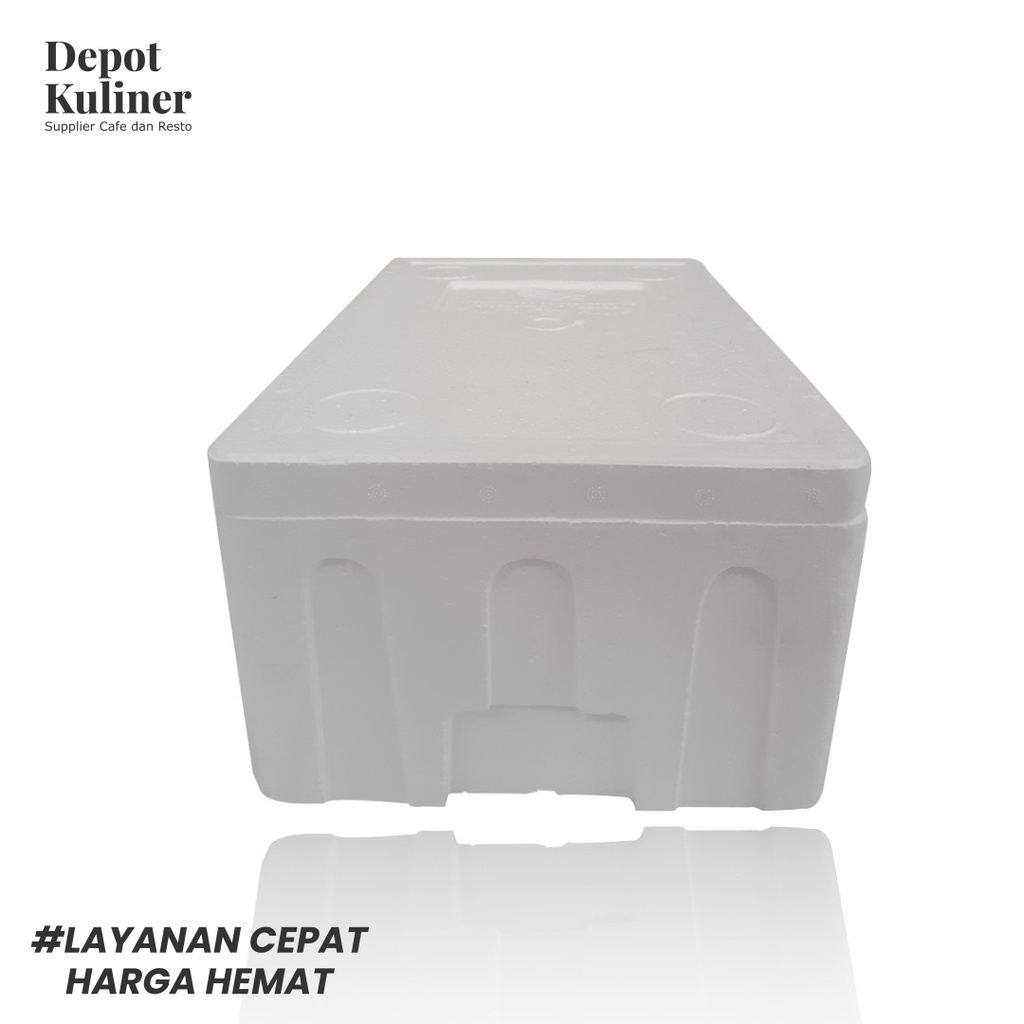 Styrofoam untuk Frozenfood ukuran Sedang / Styrofoam Kecil (40x20x18 cm) (Kotak Buah)