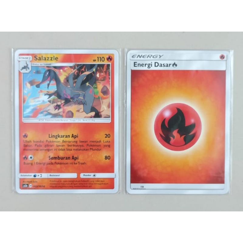 Kartu Pokemon TCG Indonesia Salazzle AS3a 063