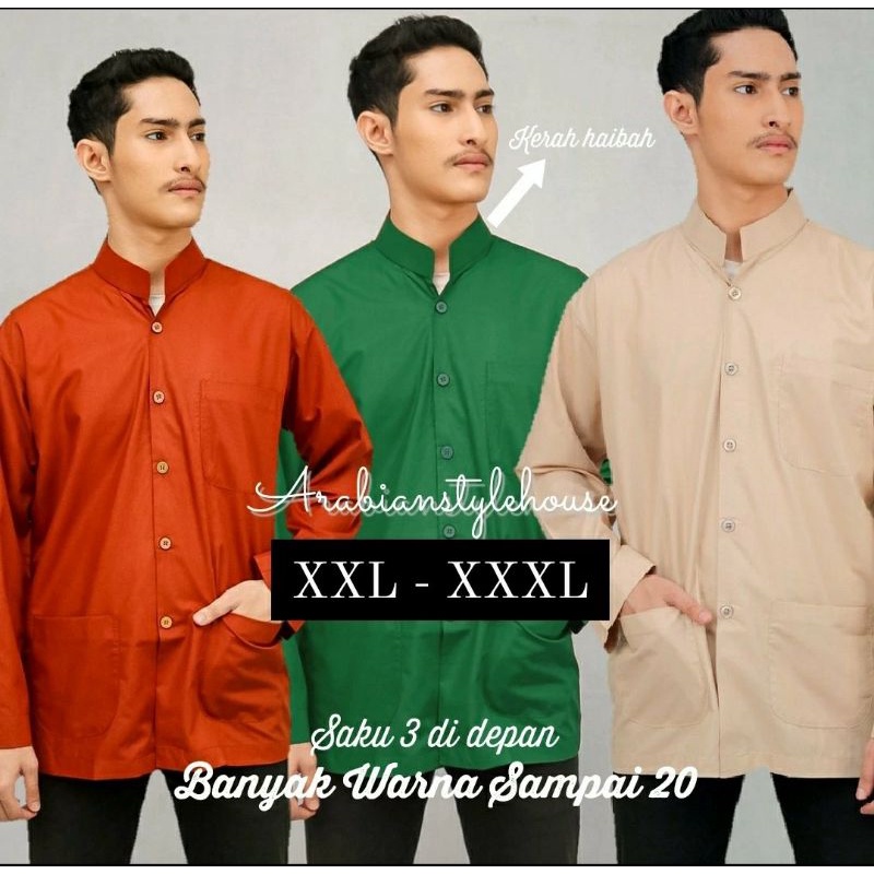 Koko Jumbo XXL XXXL Haibah - Baju Koko BIGSIZE Ammu Dalwa Kadzimi
