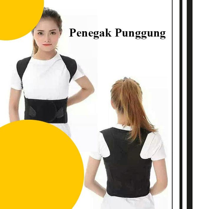 BABAKA KORSET POSTURE CORRECTOR Penegak Punggung Badan Penyangga Punggung Alat Terapi Bahu Pundak Terapi Tulang Belakang Korset Anti Bungkuk Penegak Badan