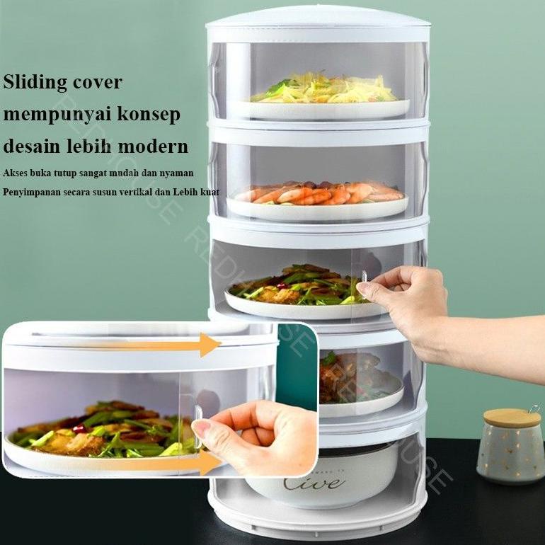 Model Baru.. RAK Susun 3/4/5 penyimpanan makanan, tudung saji susun, kualitas bagus langsung pabrik 