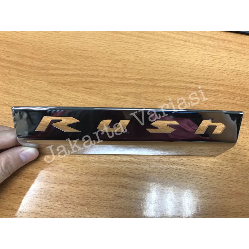 Cover chrome Lampu spoiler All new rush 2018 2021 JSL