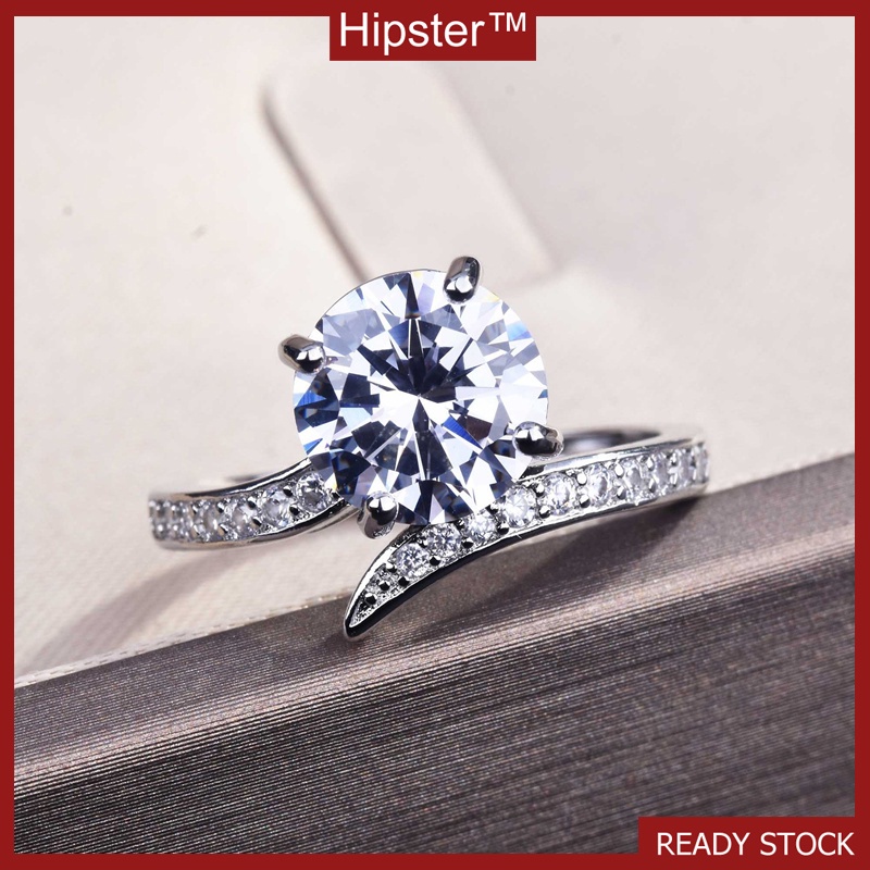 Luxury Fashion Natural Moissanite Eight Hearts and Eight Arrows Wedding Ring