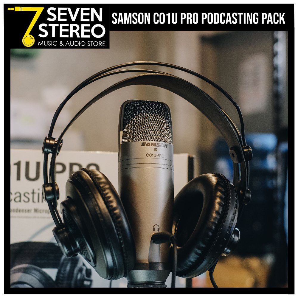 Samson C01U Pro Podcasting Pack - Paket Recording Podcast