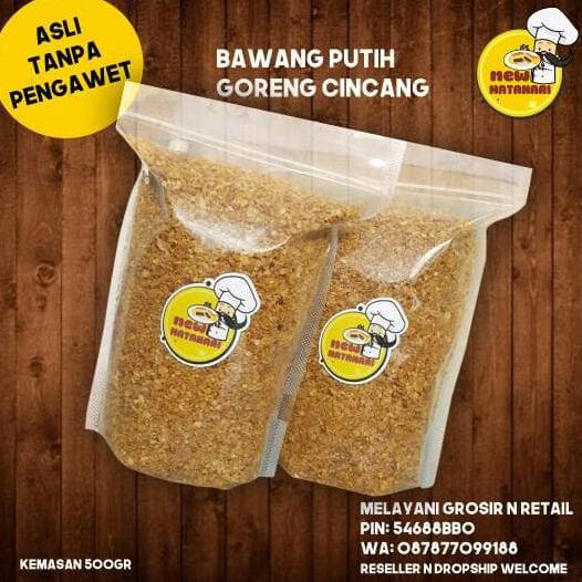 

BAWANG PUTIH CINCANG GORENG 1KG