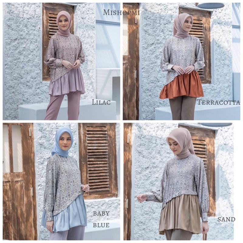 Rhea Shirt HL Sand Terracotta Lilac Baby Blue Size XS S M L XL XXL by Heaven Lights