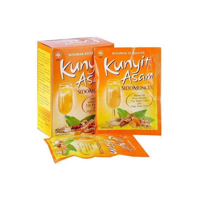 

Kunyit Asem Sido Muncul 1 Pack Isi 5 Sachet