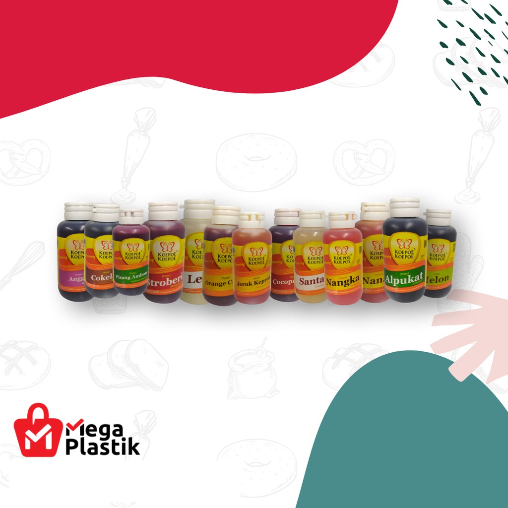 

Pasta Koepoe Koepoe 30ml/ Perisa Makanan Cap Kupu Kupu