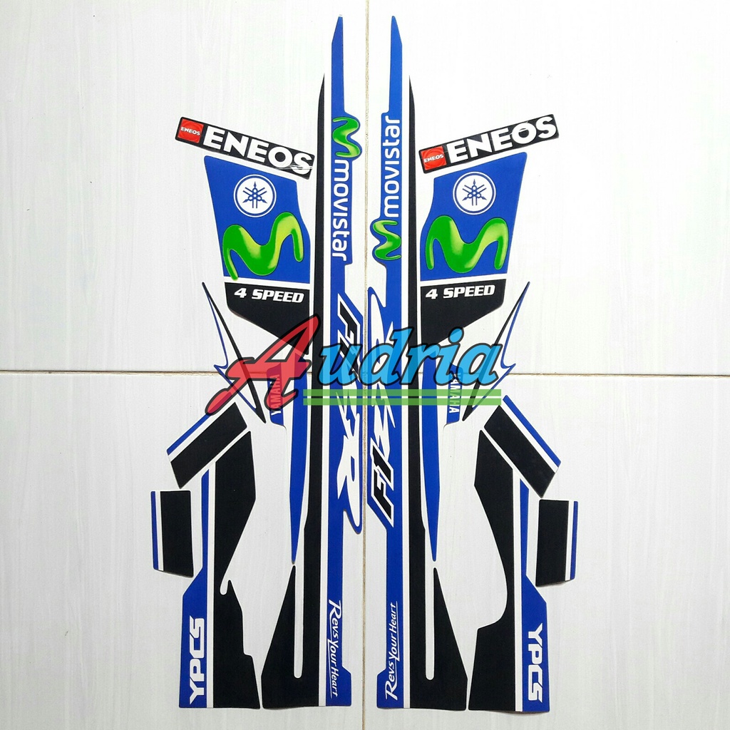 Striping Stikcer motor Yamaha F1zr Movistar