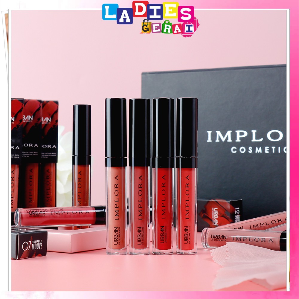 Lip Cream / Lipcream / Lipstik Implora Urban Matte Bpom