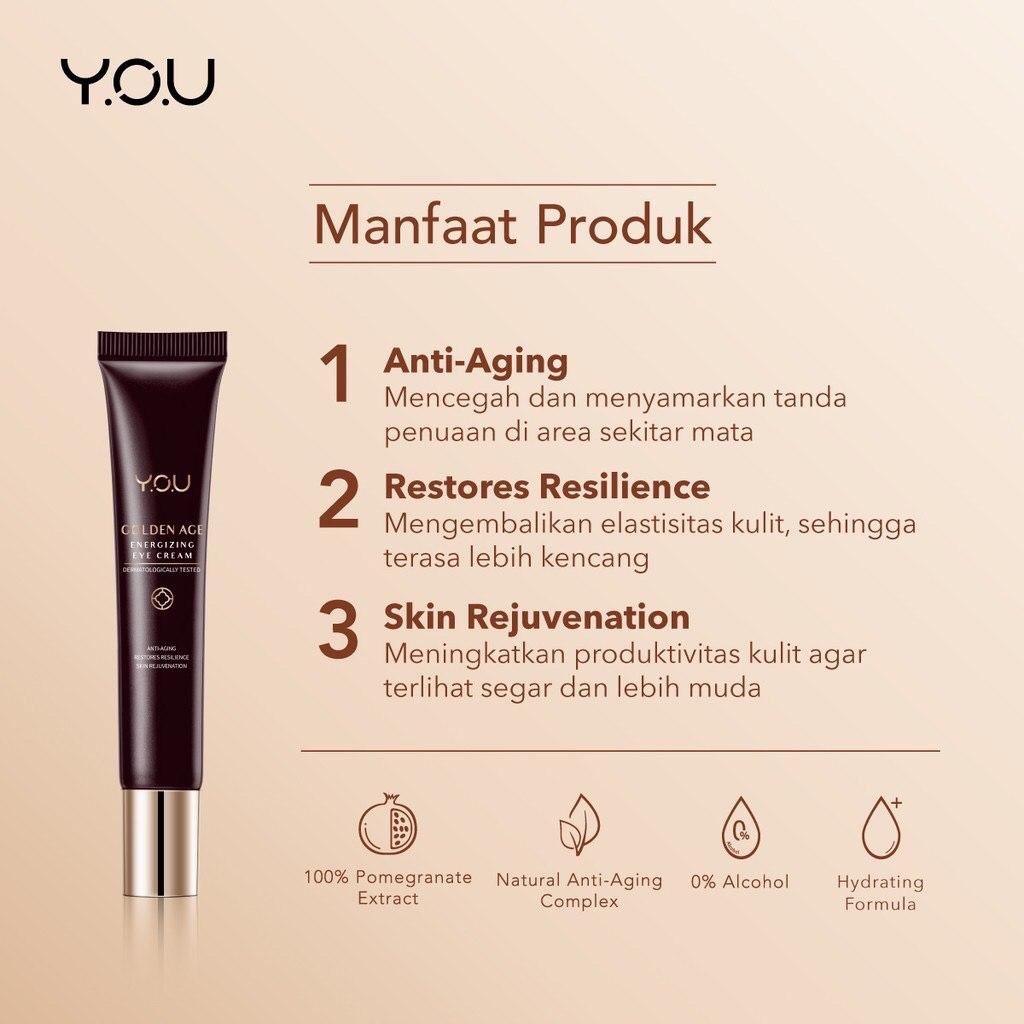 YOU Golden Age Perawatan Lengkap Revitalizing, Essence, Illuminating, Energizing, Serum,Facial Wash