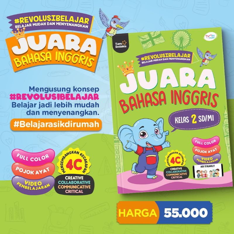 NEGO JUARA BAHASA INGGRIS ZIYAD KELAS 2 SD