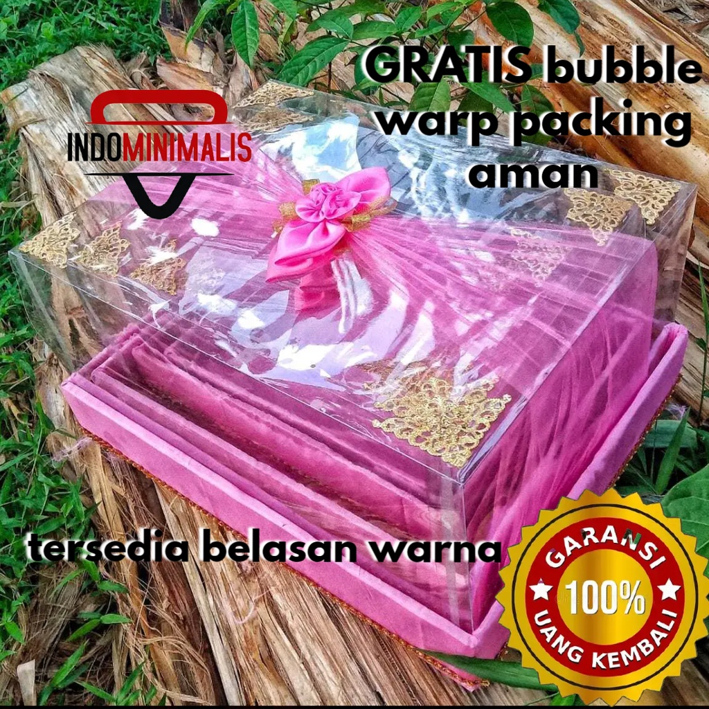 Kotak Seserahan Keranjang Parcel Hantaran Pernikahan Parsel Rotan Perlengkapan Baki Buah Kado Lamara