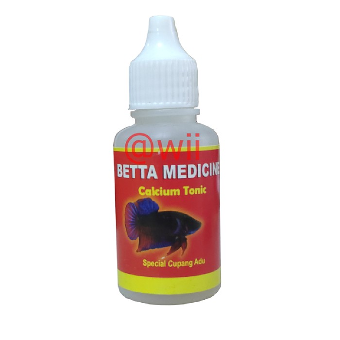 CVG665 calcium tonic obat ikan cupang hias plakat bagan giant halfmoon serit