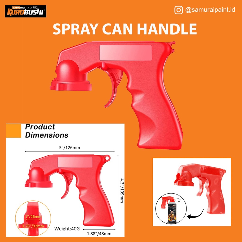 Car Aerosol Spray Painting Can Gun Handle Grip Trigger