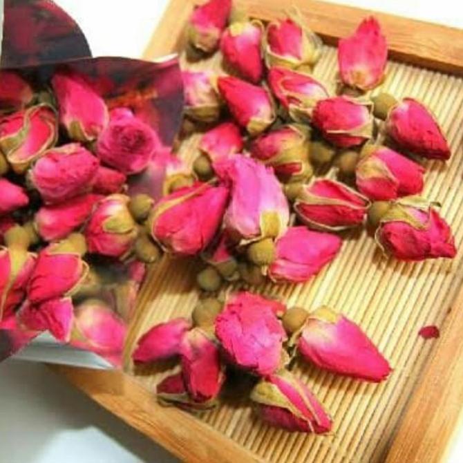 

[COD] teh bunga mawar red rose buds flower tea 100gr [COD]