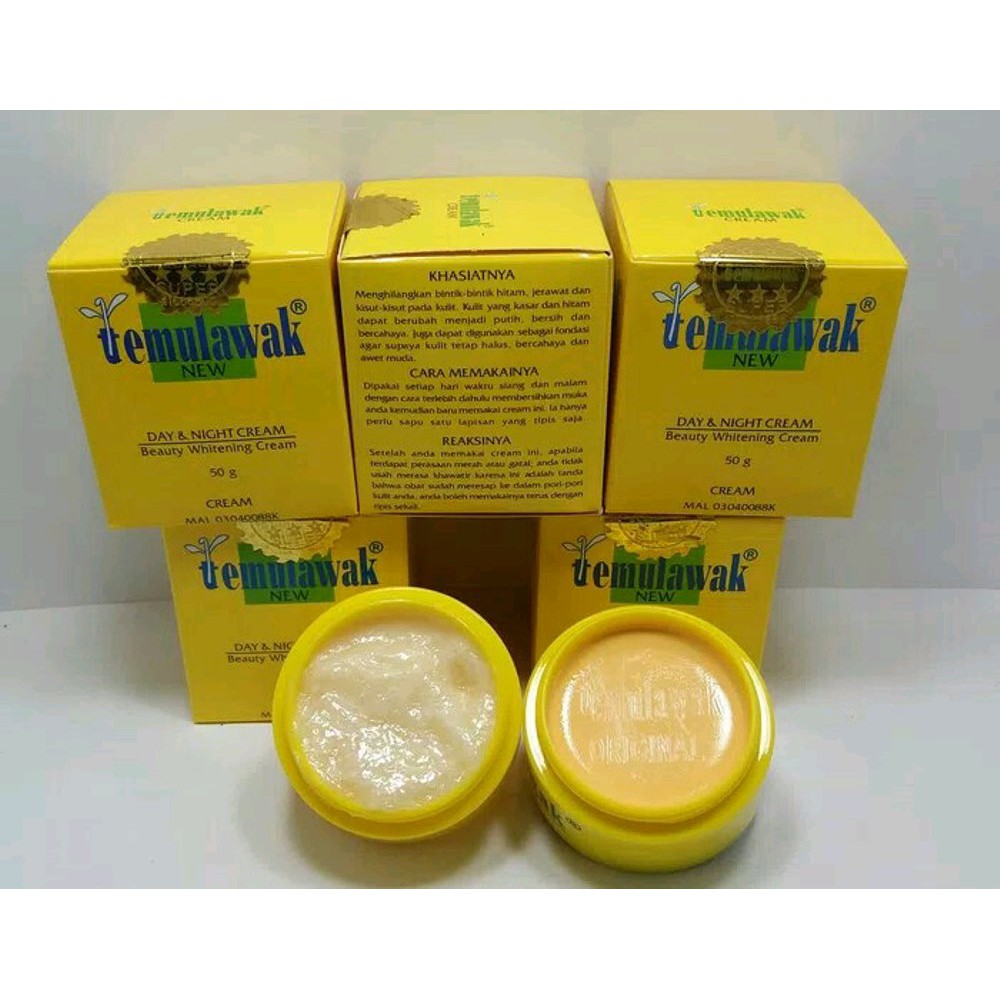 TEMULAWAK CREAM SIANG MALAM ORIGINAL EMBOSS (BISA BELI BANYAK)