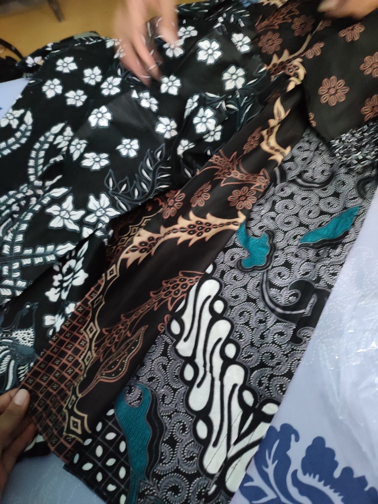 Risna Batik Hrb026 Kenongo Hem Kemeja Batik Pria Lengan Pendek Katun Primis Premium Halus M L Xl