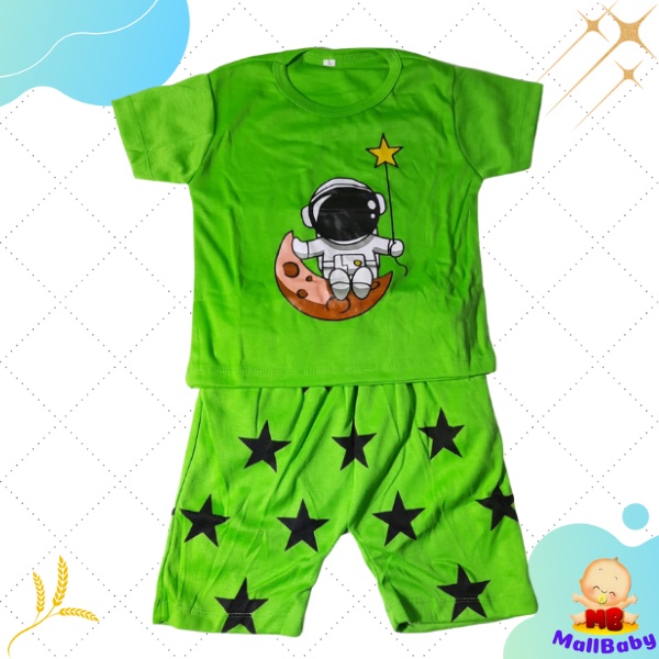 Baju Bayi laki Laki 6 12 Bulan 1 2 Tahun Terlaris Setelan Baju Anak Bayi Laki Baby Astonaut