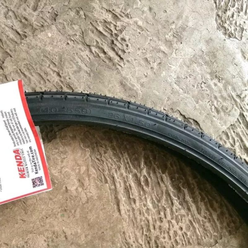 BAN LUAR SEPEDA 26 X 1.50 KENDA UNTUK SEPEDA FEDERAL FIXIE MTB HYBRID HITAM