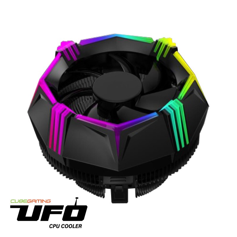 CUBE GAMING UFO - RGB Fan - Gaming Cooler for All Intel &amp; AMD Socket