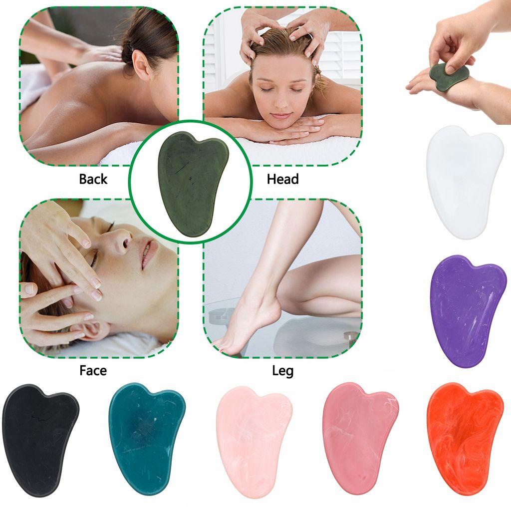 Alat Terapi Wajah SPA Plastik TOP Guasha Board