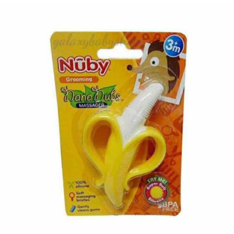 Nuby banana toothbrush