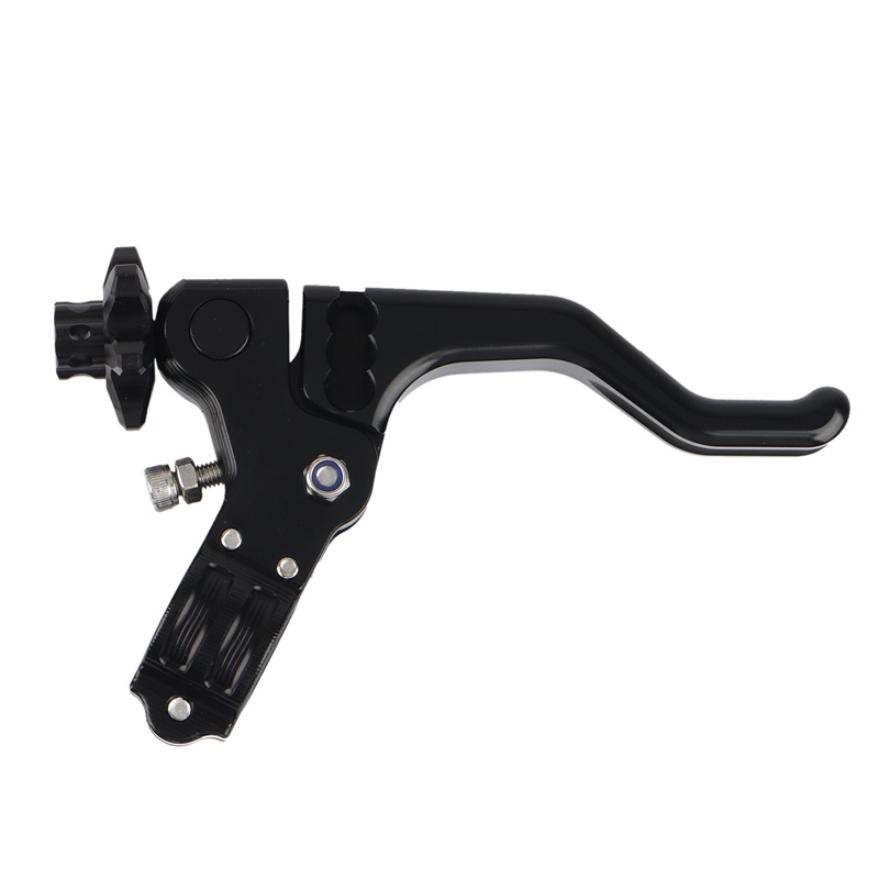 Motorcycle 22mm Stunt Clutch Lever Short Performance Cable Easy Pull Left Lever for Honda Grom SUZUKI RM125(Black)