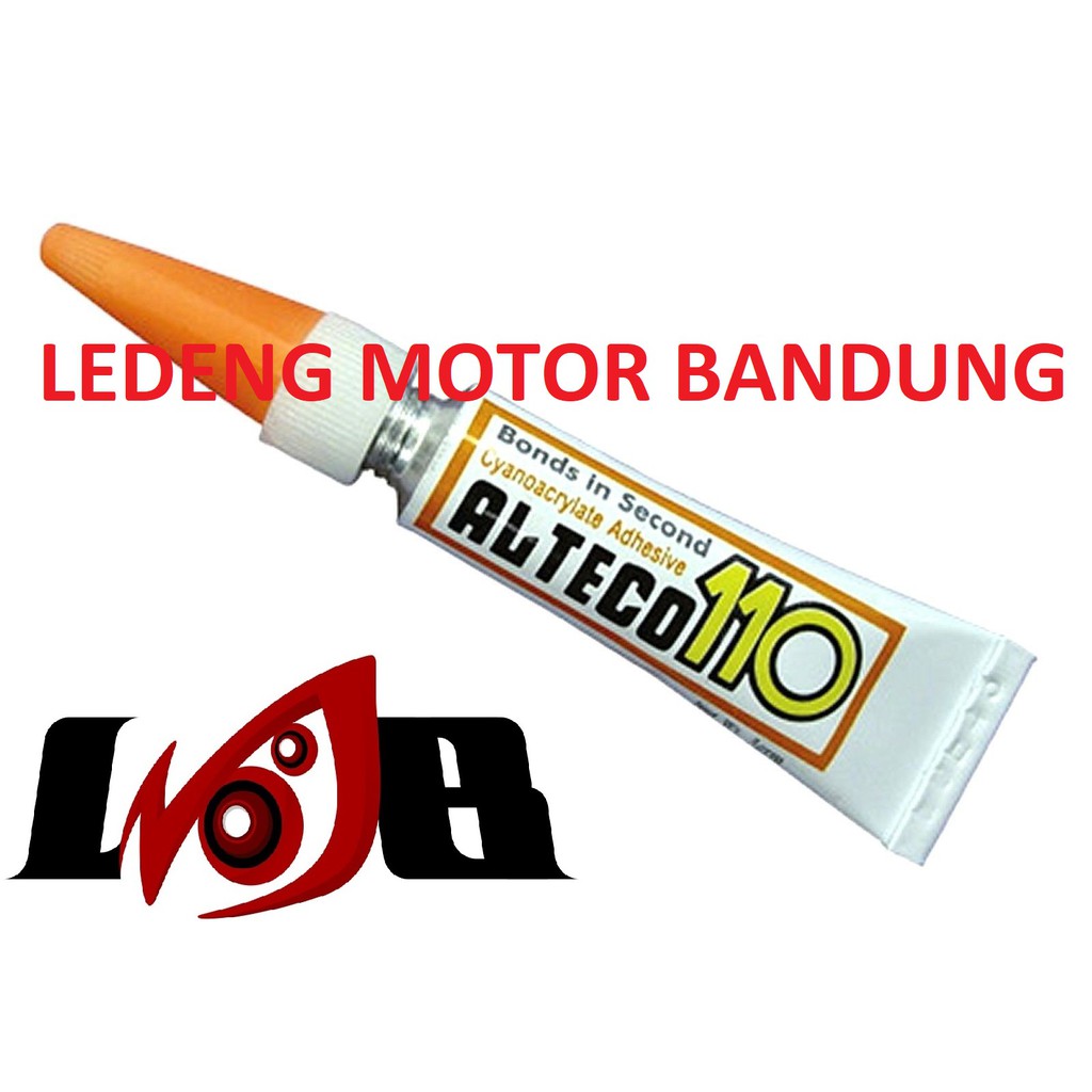 Alteco 110 Lem Super Glue 3 Gram Tube Jepang Kertas Besi Kayu Tembok