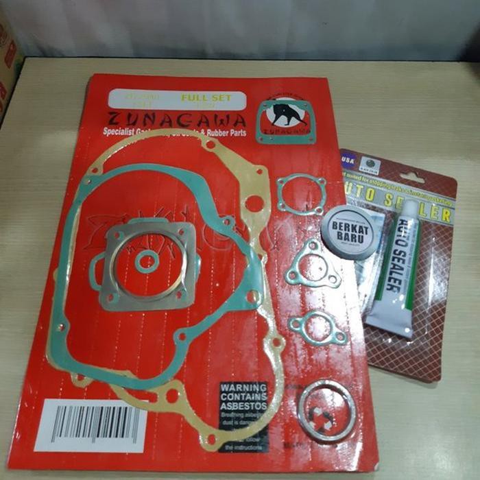 Paking Gasket Perpak Fullset Fulset Full Set Yamaha L2SN L2S L2 Super Plus Lem Gasket Super Red
