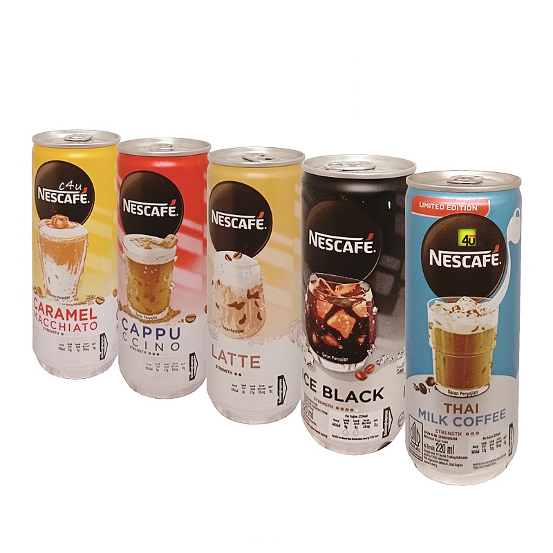 Jual Nescafe Various Imported Coffee RTD 220g KALENG Shopee Indonesia