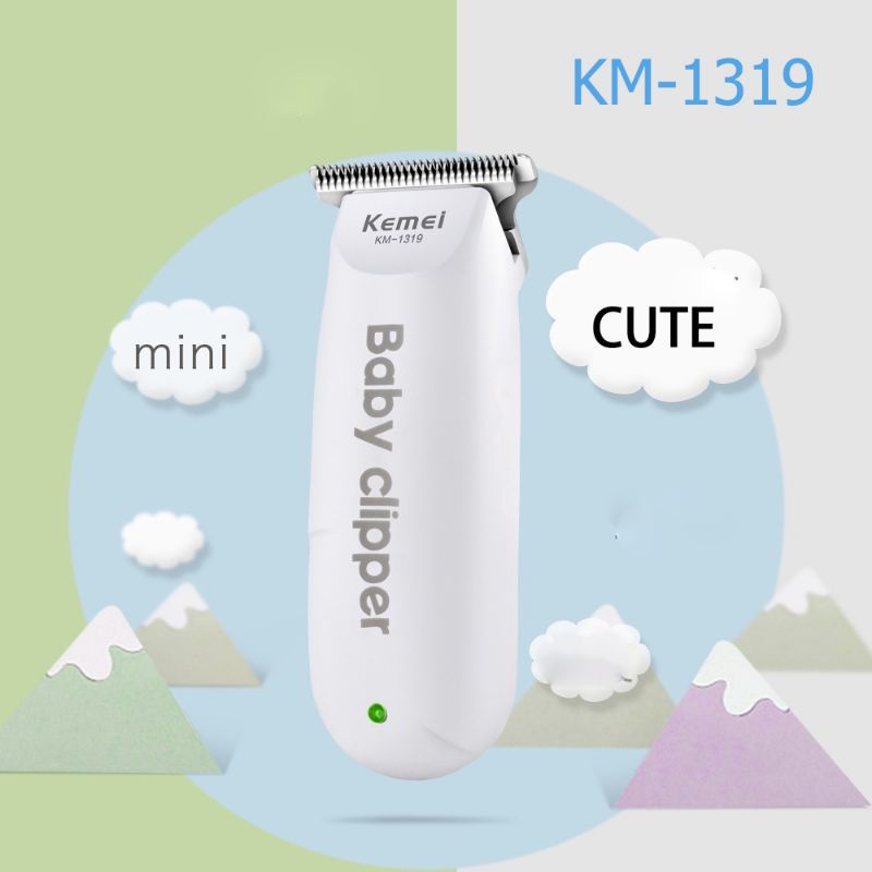 Baby hair trimmer / Clipper baby hair machine Kemei 1319 / Alat cukur rambut bayi anak