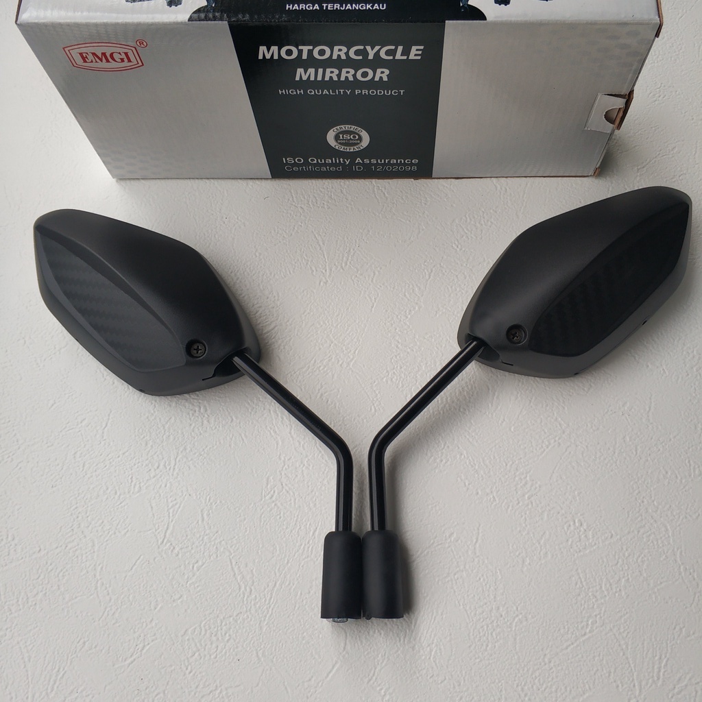 Spion Honda BEAT KARBU ALL NEW BEAT STREET Model Standart Kualitas Ori merk EMGI 9231