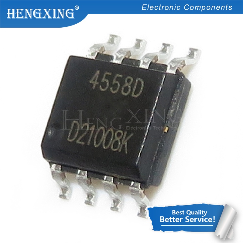 200pcs Ic NJM4558D NJM4558 4558D 4558 SOP-8