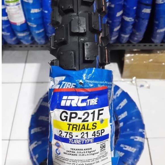 BAN LUAR IRC (Ukuran 275-21) GP21F 275-21