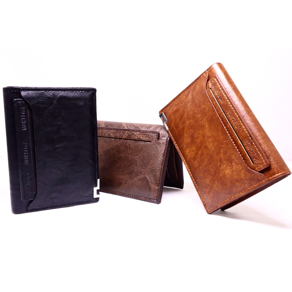 DOMPET PANJANG MORTEGA PRIA KULIT / DOMPET PRIA BAHAN LEATHER M-6303