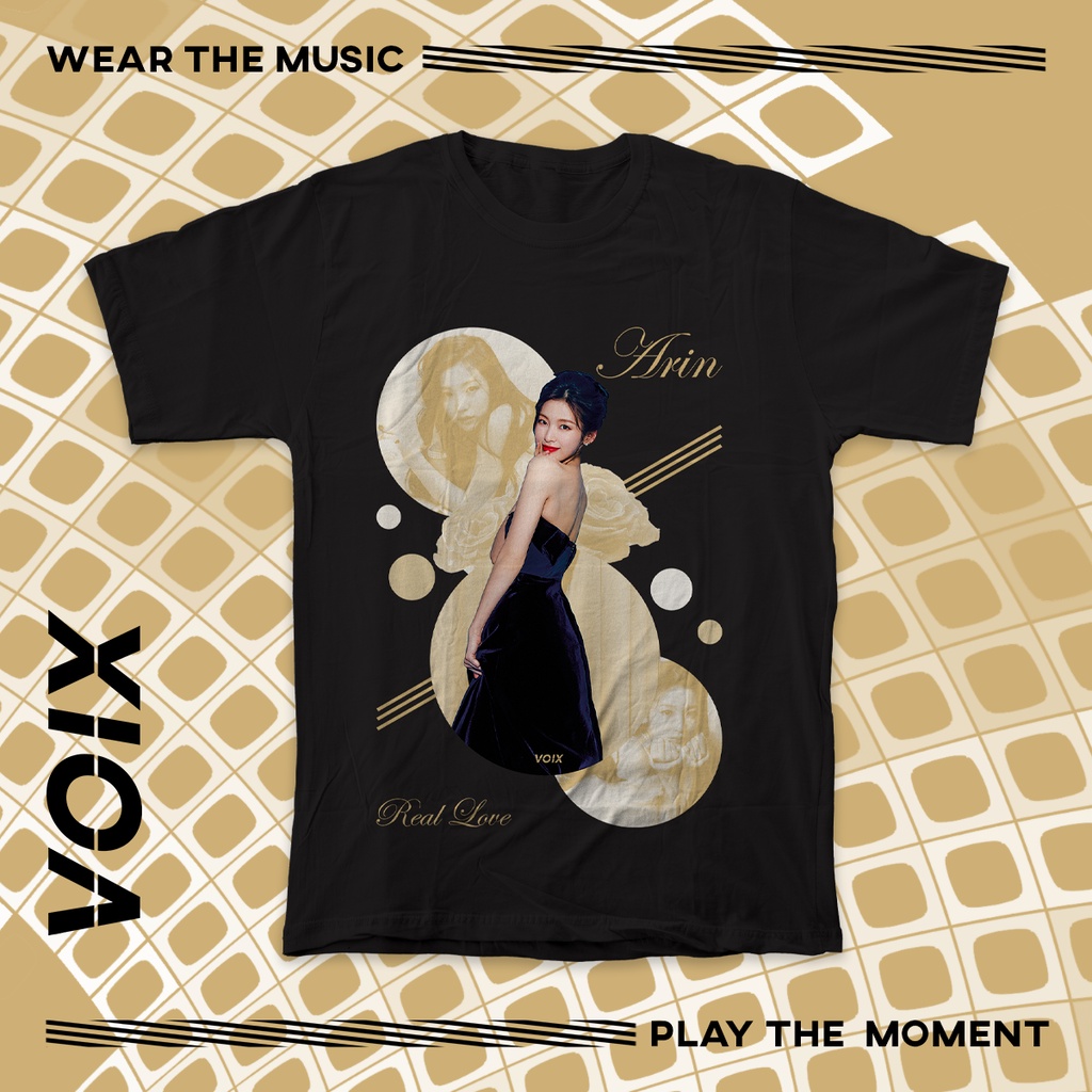 Kaos Kpop OH MY GIRL "Real Love" Tee - Hyojung Mimi Yooa Seunghee Jiho Yubin Arin
