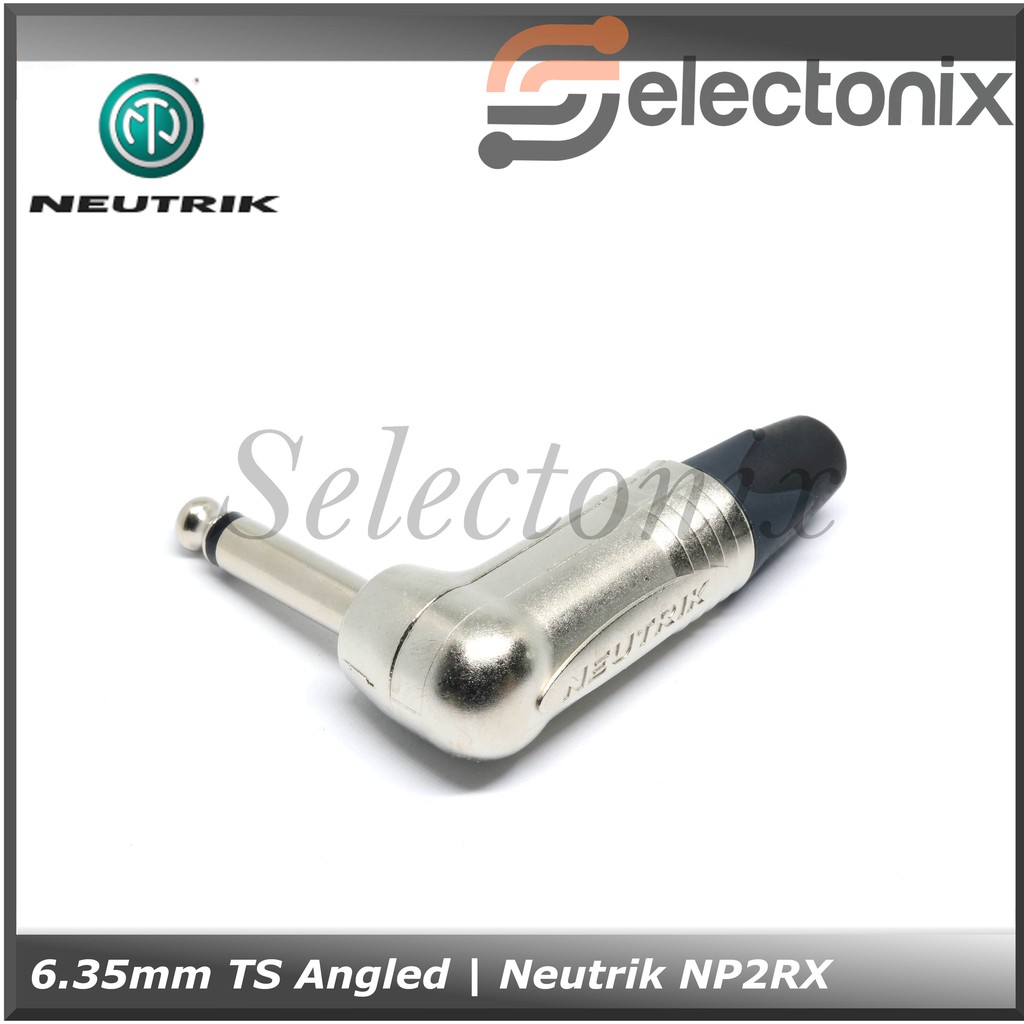 Jack Audio 1/4&quot; TS-Mono Angled | Neutrik [NP2RX] Original