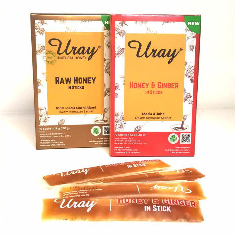 Madu Uray Stick Sachet 10 stick x 12 gram Raw Honey