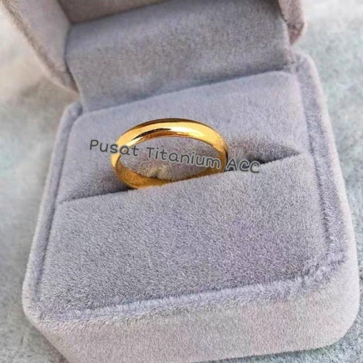 CINCIN COUPLE LOGAM KOIN KUNINGAN UANG 500 RUPIAH 1991 ANTI KARAT TERKINI ◦ SGS.19Au22ᴴ