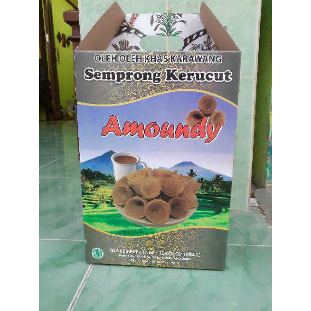 Semprong Kerucut AMOUNDY, oleh-oleh Karawang (BESAR)