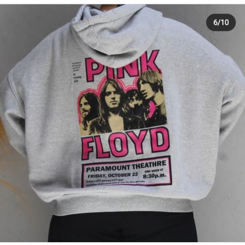 Hoodie pink Floyd oversized