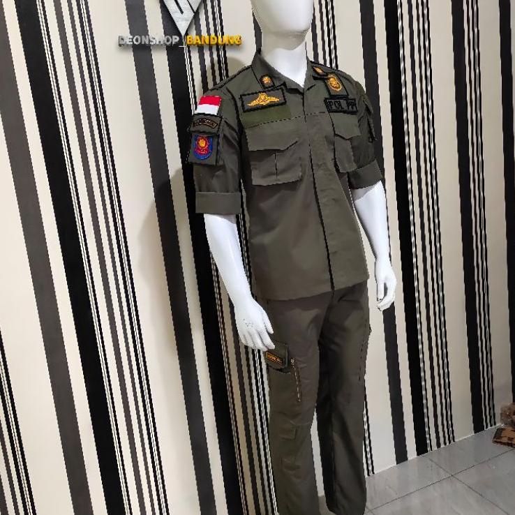 (LANGSUNG ORDER) BAJU PDL SATPOL PP LENGKAP