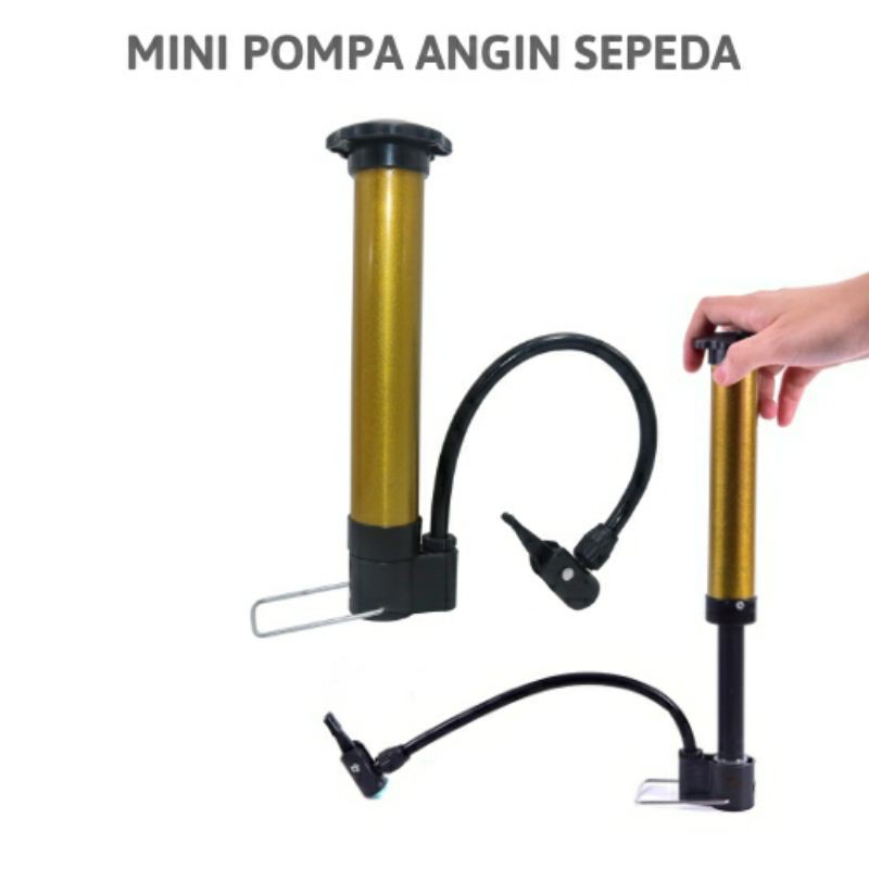 Pompa angin ban sepeda motor portable mini bola balon Kasur Air Pump Serbaguna injak tangan - dinno.id