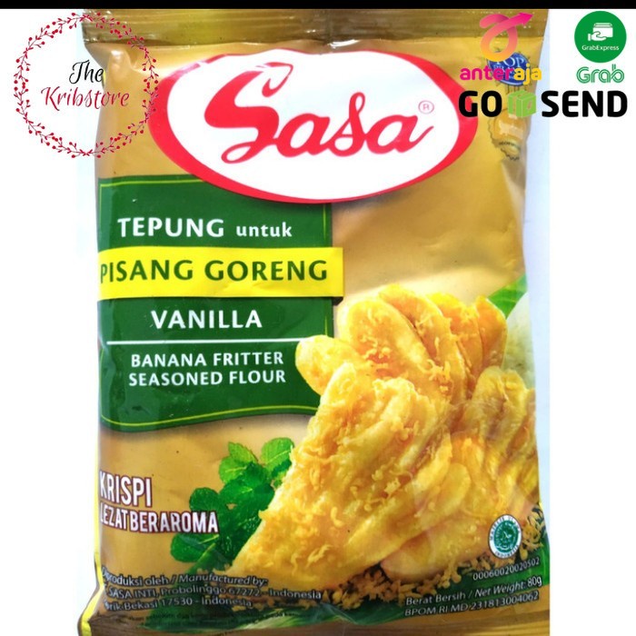 

SASA Tepung Bumbu Pisang Goreng Vanila 75 gr & 210 gr