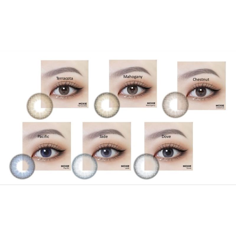 Softlens MOXIE by EXOTICON - Softlen Soflen Warna Normal FREE LENSE CASE