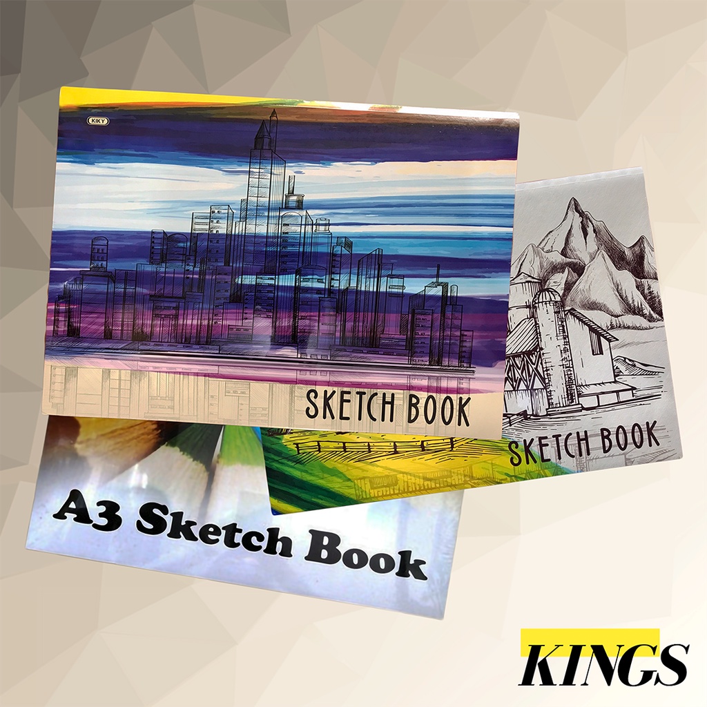 

Kiky Sketch Book / Buku Sketsa A3