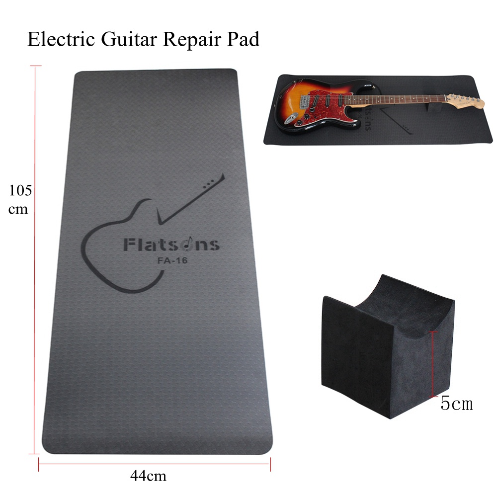 Matras Pad Bahan EVA Dengan Neck Support Untuk Perbaikan Gitar Akustik / Elektrik